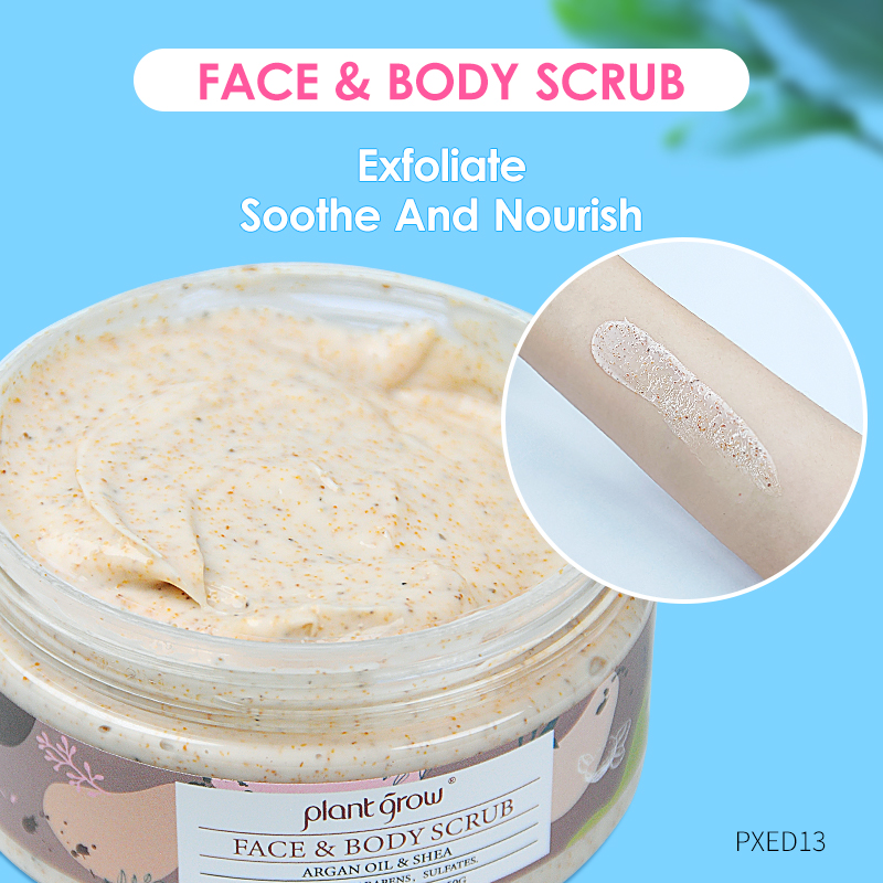 Plant Grow Face&Body Scurb for skin care women and men(pic2)
