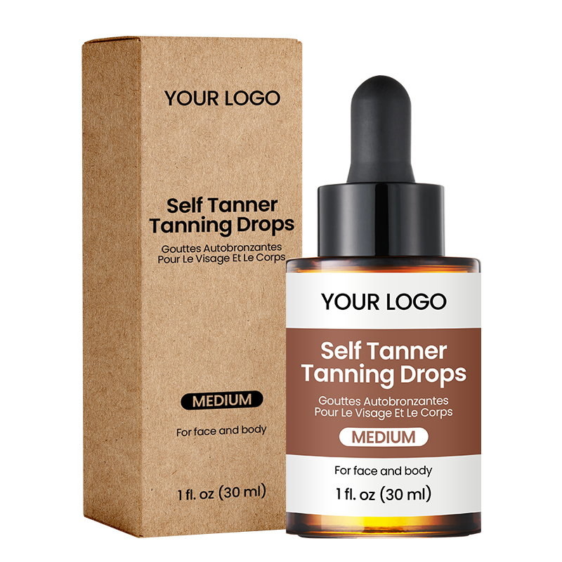 Medium Face Tanning Drops to Add to Lotion, Moisturizing Bronzing Drops for Face & Body, Self Tanning Drops Serum(pic6)