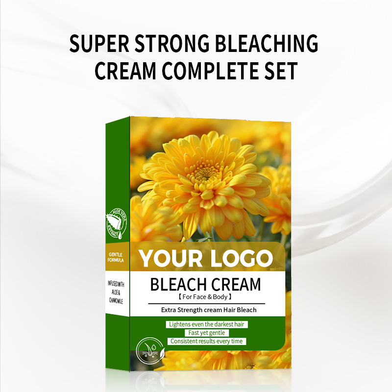 Wholesale Extra Strength Creme Bleach Complete Kit Fading Hair Organic Cream Bleach for Body Hair(pic4)