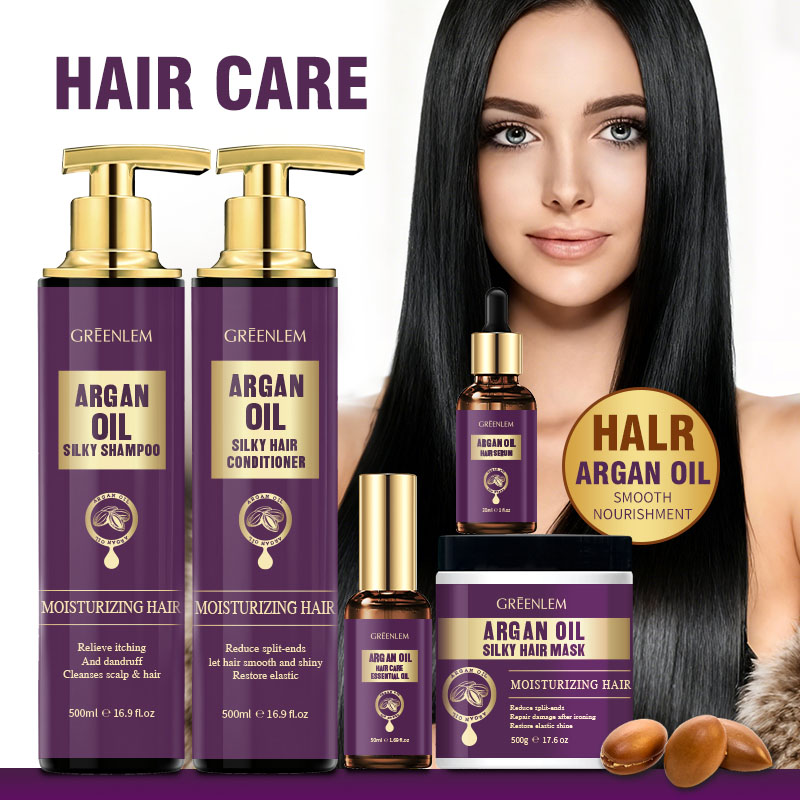 Agan Essential Oil Smooth Shampoo, Anti-Dandruff and Hair Loss Treatment Shampoo, Hair Conditioner, Skin Care Oil, Hair Mask(pic1)