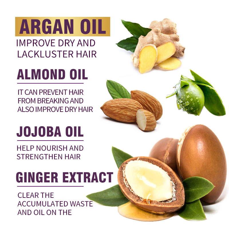 Agan Essential Oil Smooth Shampoo, Anti-Dandruff and Hair Loss Treatment Shampoo, Hair Conditioner, Skin Care Oil, Hair Mask(pic3)