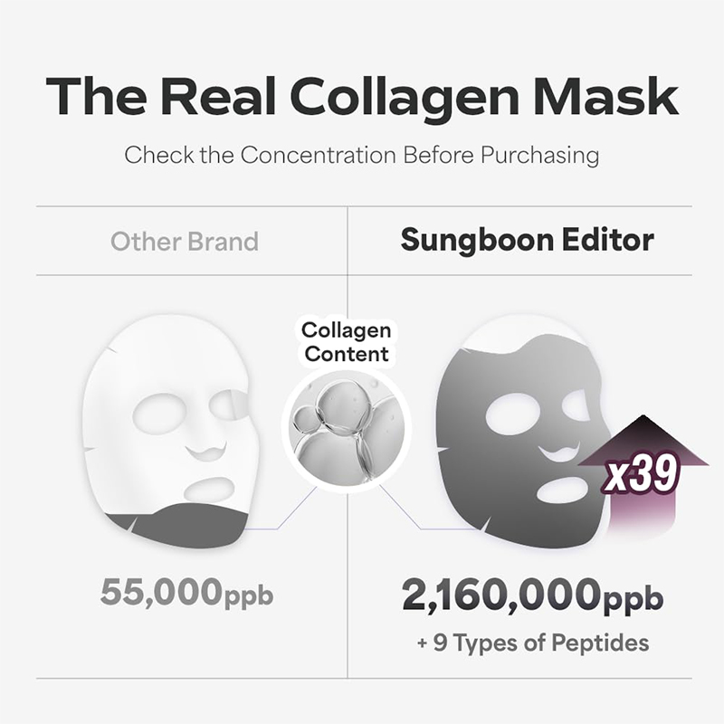 GreenLem Hydrating Bio Collagen Facial Mask Pore Minimizing Anti-Aging Moisturizing Organic Oily(pic5)