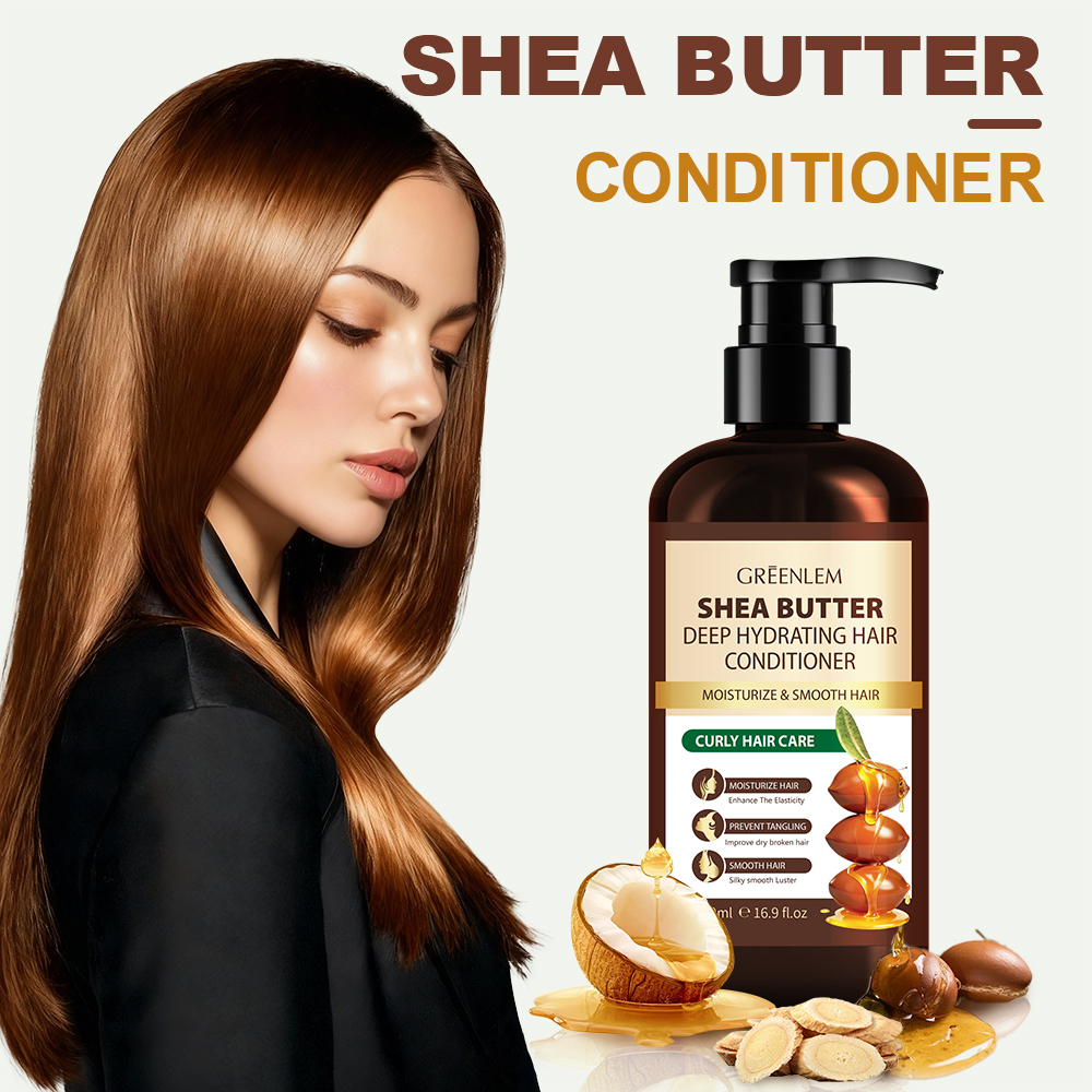 GreenLem Shea Butter Cream Herbal Hair Growth & Guatemala Thick Strong Natural Dry Hair Conditioner Curly Hair(pic1)